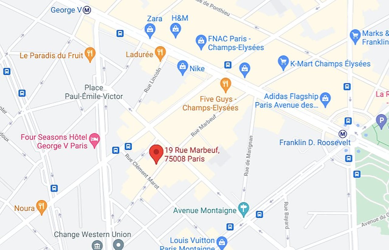 Prime Location Boutique Triangle d'Or -  Rue Marbeuf - Image 1