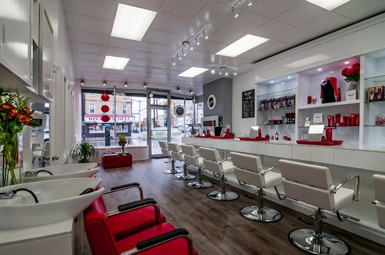 Bronx White Bar Counter Style Storefront - Image 2