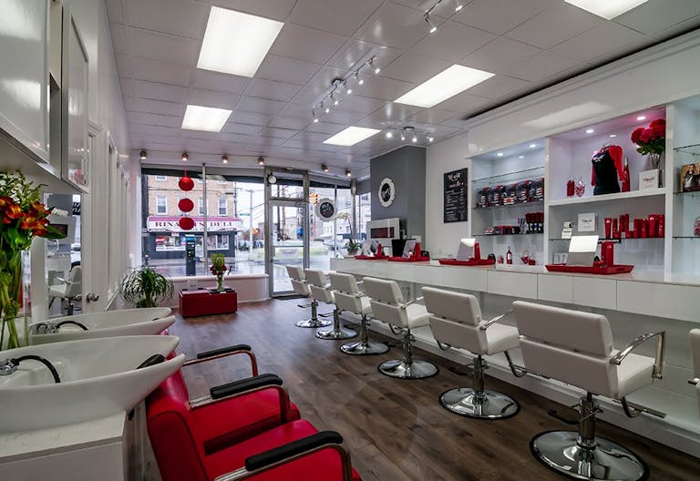 Bronx White Bar Counter Style Storefront - Image 2