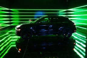Large blackout studio with high ceilings, a Sport Bike, controllable sound synchronized RGB Lights, and RGB Tunnel for car photo and video shoots - Image 5