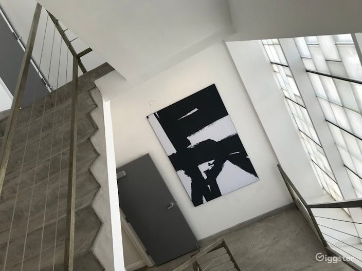 Glass-walled Staircase for Filming and Photoshoots - Image 1