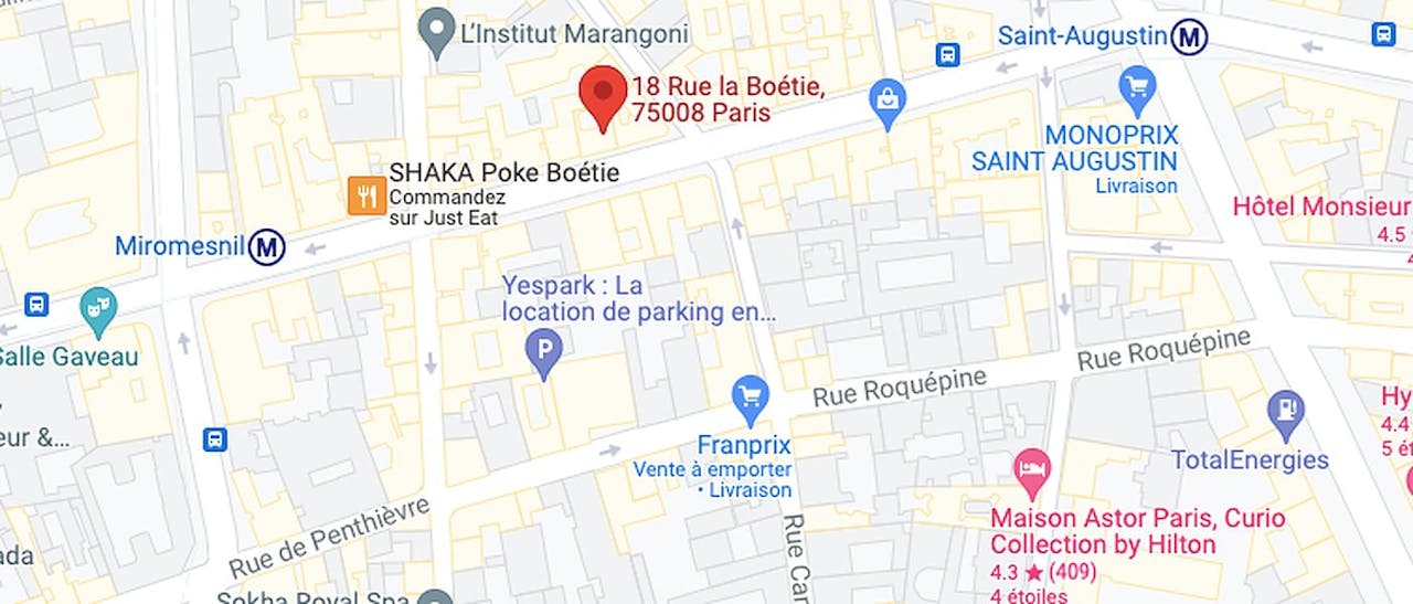 Boutique Shop For Rent - Paris 8th Near Saint-Augustin - Image 1