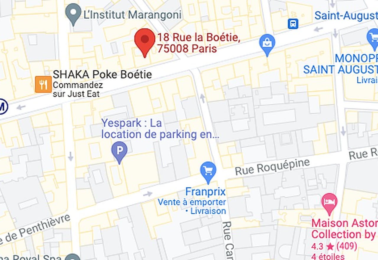 Boutique Shop For Rent - Paris 8th Near Saint-Augustin - Image 1