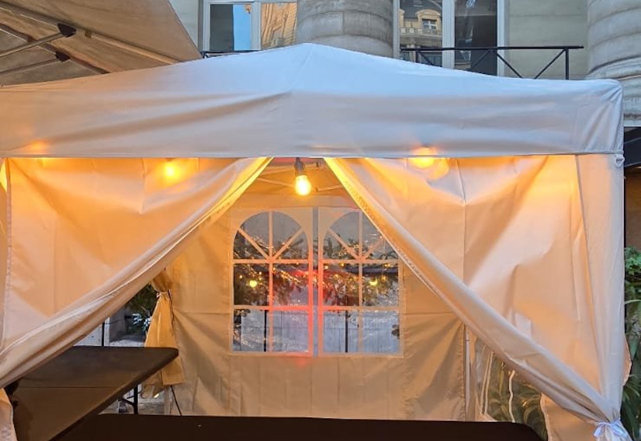 Tente Pop-up 4m2 sur terrasse �ph�m�re d'hiver - Image 2