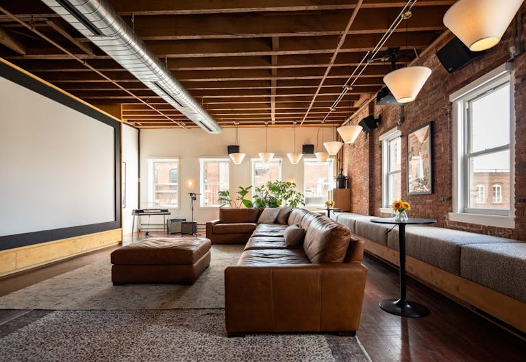 Comfortable and Chic Screening Room - Image 3