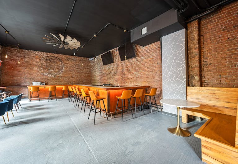 Spacious, Private Luxe Lounge w/ Exposed Brick & Woodwork - Image 1