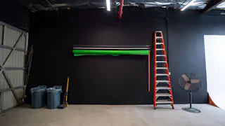 CYC Wall ground North Hollywood film studio green screen tech blue backdrops - Image 5