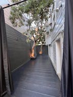 A modern retail space with attached garden and garden office - Image 3