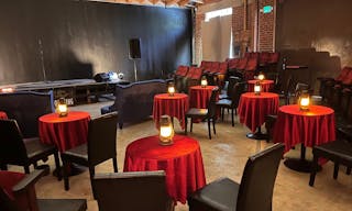 Gorgeous Space with moveable Seats and Red Velvet Curtains - Image 21