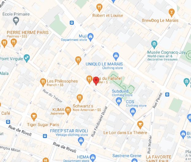 Boutique for Rent - Paris Le Marais - Rue des Rosiers - Image 1