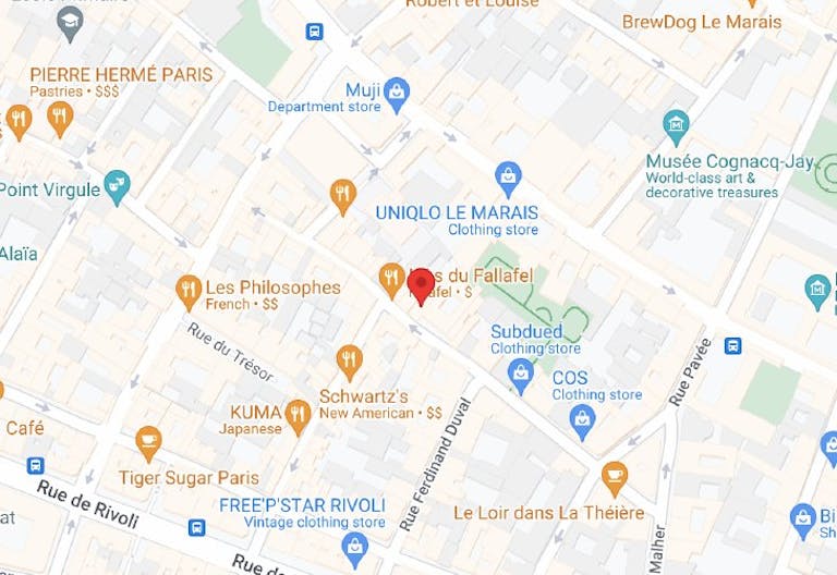 Boutique for Rent - Paris Le Marais - Rue des Rosiers - Image 1