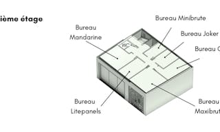 Bureau privatif et acc�s aux communs, dans un immeuble d'architecte au coeur des Chartrons � Bordeaux - 19M2 - Image 16