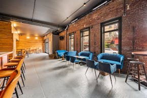 Spacious, Private Luxe Lounge w/ Exposed Brick & Woodwork - Image 6