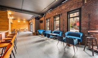 Spacious, Private Luxe Lounge w/ Exposed Brick & Woodwork - Image 6