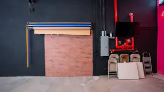 CYC Wall ground North Hollywood film studio green screen tech blue backdrops - Image 1