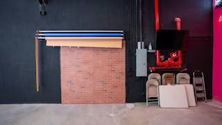 CYC Wall ground North Hollywood film studio green screen tech blue backdrops - Image 1