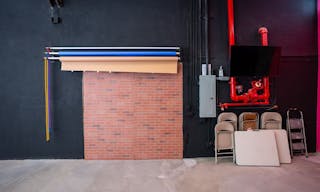 CYC Wall ground North Hollywood film studio green screen tech blue backdrops - Image 1