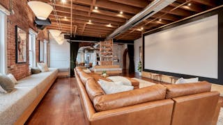 Comfortable and Chic Screening Room - Image 1