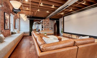 Comfortable and Chic Screening Room - Image 1