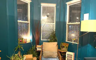 Gorgeous Old School Brooklyn Apt with giant windows / maple black and white floors / molding / full of art and live plants - Image 3