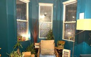 Gorgeous Old School Brooklyn Apt with giant windows / maple black and white floors / molding / full of art and live plants - Image 3