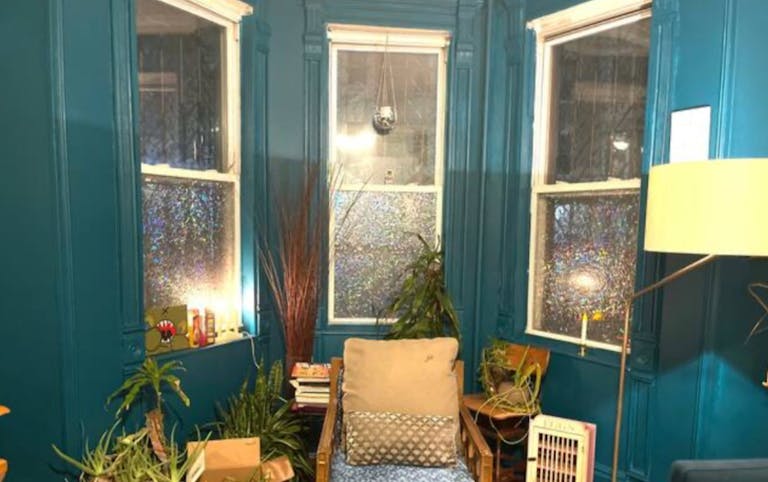 Gorgeous Old School Brooklyn Apt with giant windows / maple black and white floors / molding / full of art and live plants - Image 3