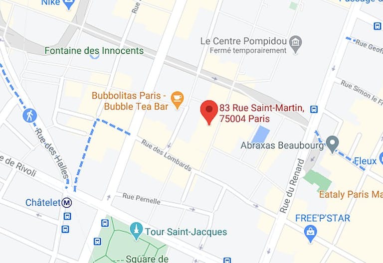 Boutique Shop Busy Area Rue Saint-Martin - Image 1