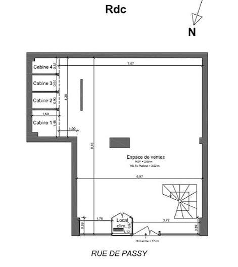 Boutique for Rent - Paris 16th Passy - Image 2