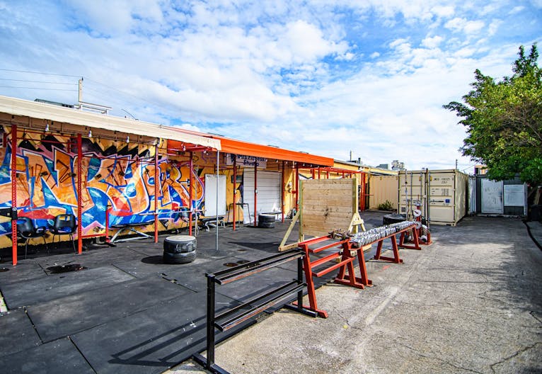 Huge Private Outdoor Space with graffiti & lots of color & character available for many uses - Image 3