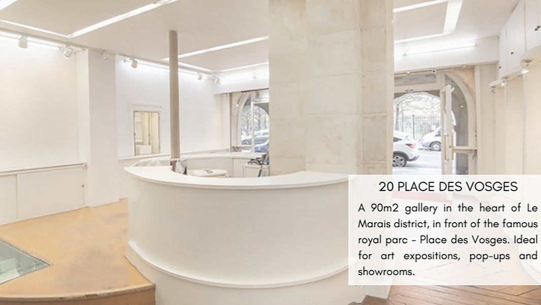 Showroom and Gallery on Place des Vosges, Paris