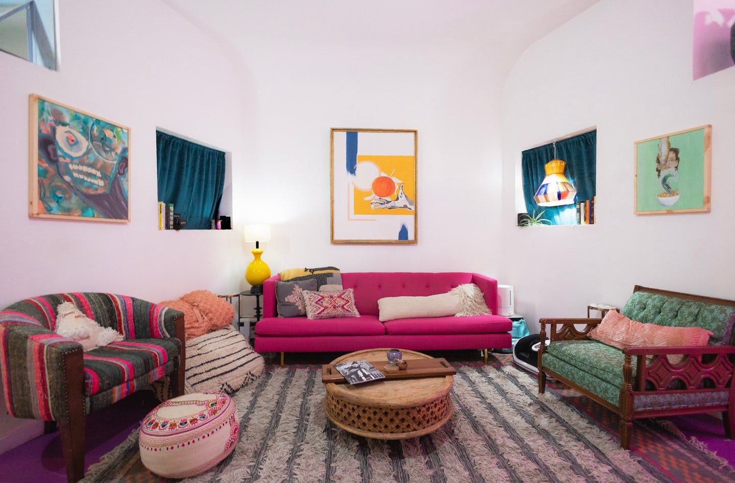 Colorful Spacious Garden Apartment in Red Hook, Brooklyn