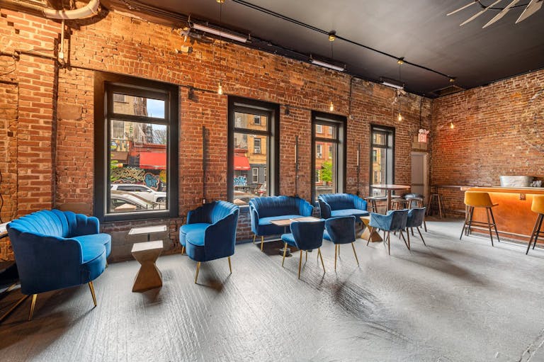 Spacious, Private Luxe Lounge w/ Exposed Brick & Woodwork - Image 3