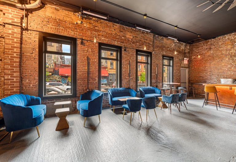 Spacious, Private Luxe Lounge w/ Exposed Brick & Woodwork - Image 3