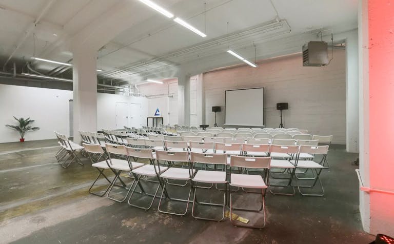2-Levels Warehouse Venue for Events with Atrium - Image 1