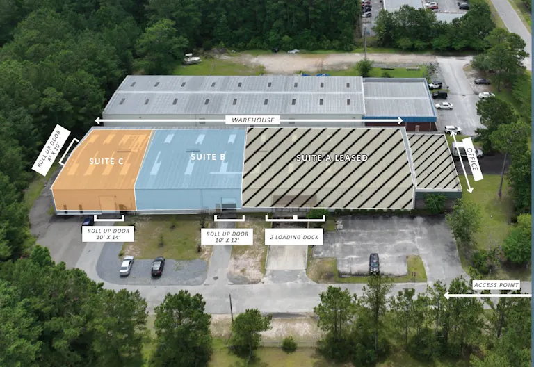 Multi Tenant sublease warehouse in Summerville, SC - Image 1