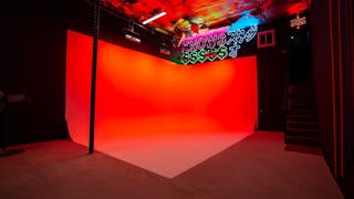 CYC Wall ground North Hollywood film studio green screen tech blue backdrops - Image 6