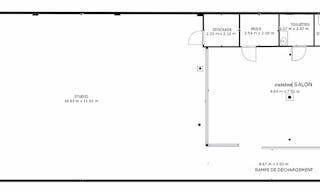 Studio on courtyard in a former artist's studio - Image 7