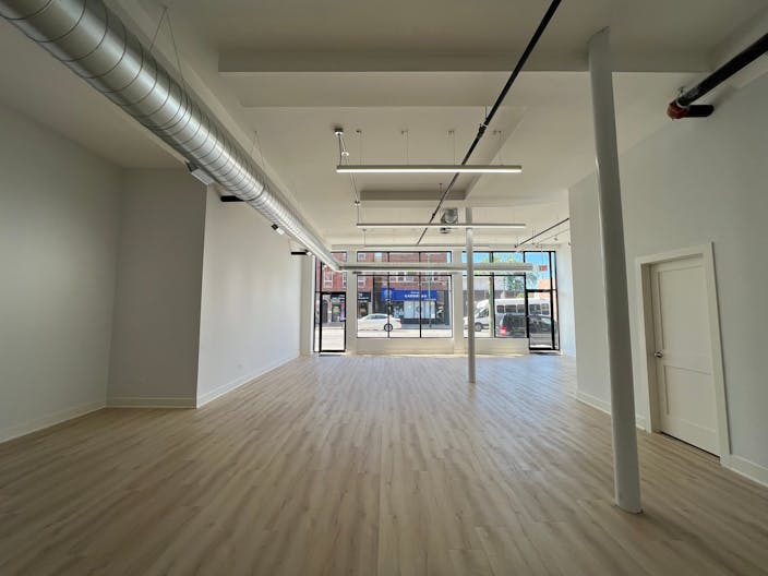 Minimal & Versatile White Wall Gallery Storefront perfect for Art Exhibitions, Pop-Up Shops, and Events - Image 0