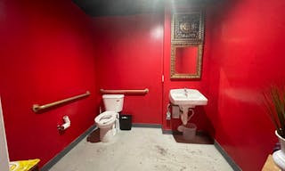 Gorgeous Space with moveable Seats and Red Velvet Curtains - Image 22