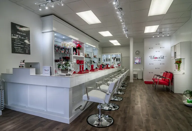 Bronx White Bar Counter Style Storefront - Image 0