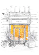 A new 100m2 open space on the corner of a beautiful "Marais" street, just behind the Place des Vosges in Paris - Image 1