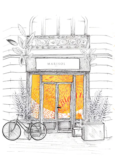 A new 100m2 open space on the corner of a beautiful "Marais" street, just behind the Place des Vosges in Paris - Image 1