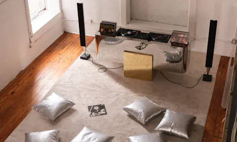 Gorgeous Authentic NYC Loft with White Brick and 15' Ceilings with Vinyl DJ Console - Image 0