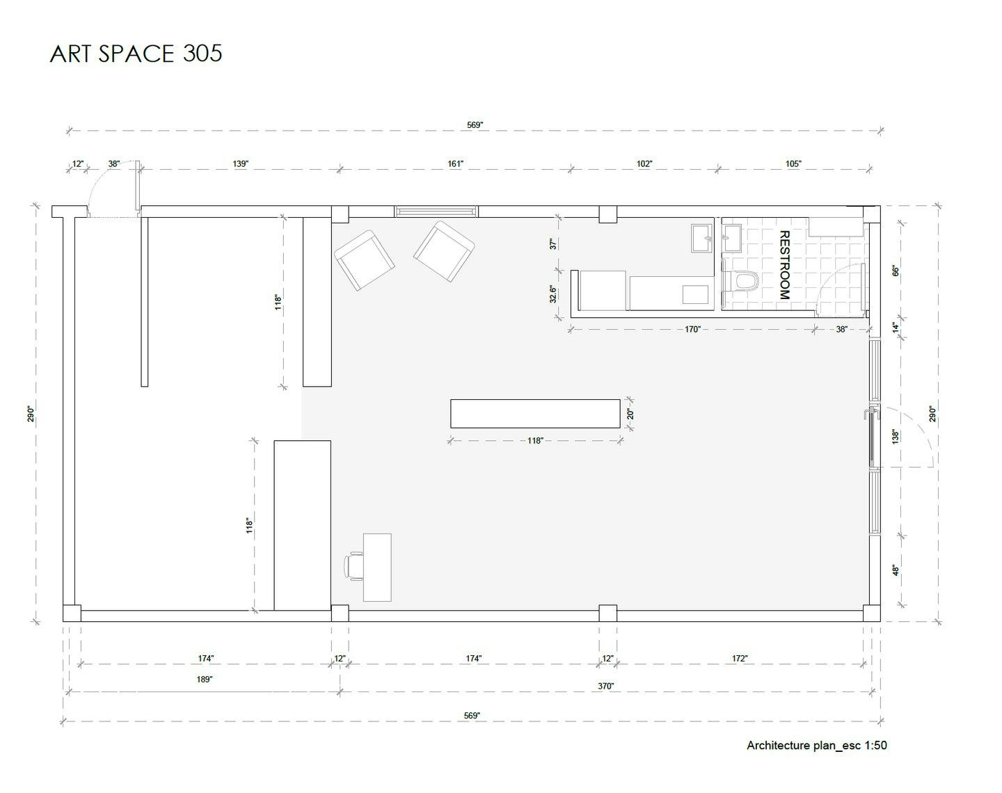 Newly Renovated 71 sqm Event Space and Gallery in Miami