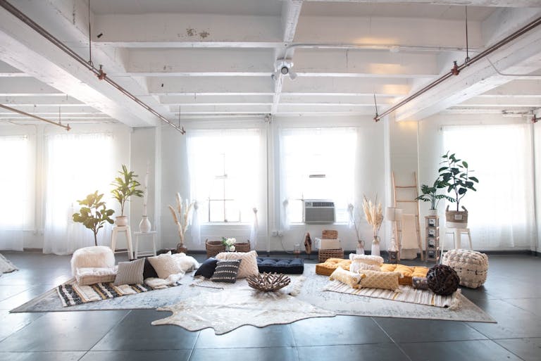 DTLA open space studio divided into 3 spaces- Tipi & Moroccan Lounge Decor 3,500sf - Image 2